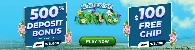 Slots Villa Casino Welcome Spring