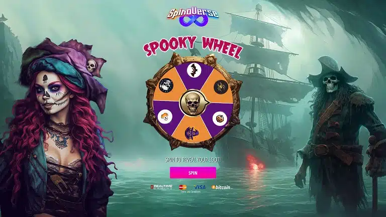 SpinoVerse Casino - Spooky Wheel Promotion